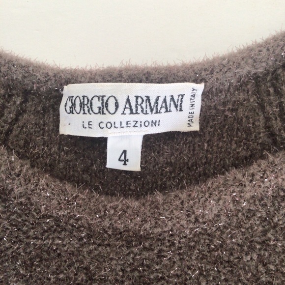 GIORGIO ARMANI SPARKLE SWEATER TWINSET CARDIGAN SIZE 4 - Picture 10 of 14
